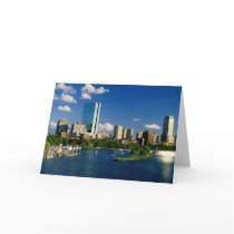 Boston Back Bay Area Greeting Card
