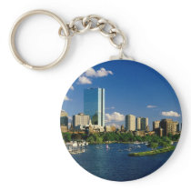 Boston Back Bay Area Key Chains