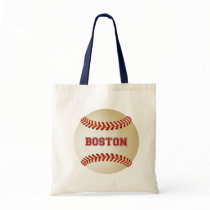 BOSTON BASEBALL CANVAS BAG