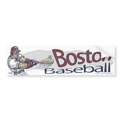 Boston Baseball Bumpersticker by fantasybaseball