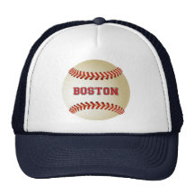 BOSTON BASEBALL TRUCKER HAT