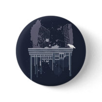Boston Brutal (blue version) buttons