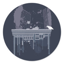 Boston Brutal (blue version) stickers