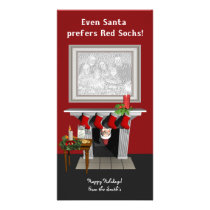 Boston Christmas Photo Card