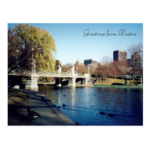 boston common postcard