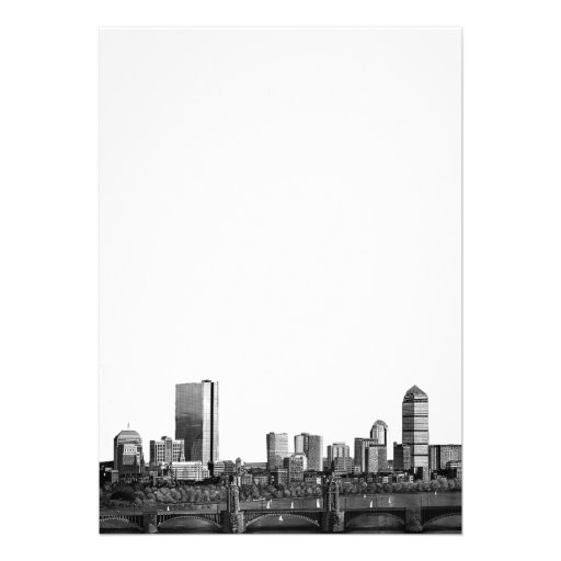 Boston Destination Wedding Invitation