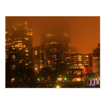 Boston Foggy First Night Post Cards