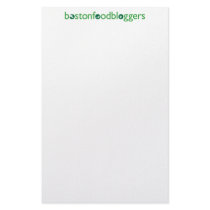 Boston Food Bloggers Stationery