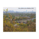 Boston from Middlesex Fells Overlook in Spring postcards