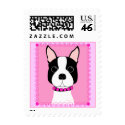 Boston Girl postage by totallypainted Boston Girl postage