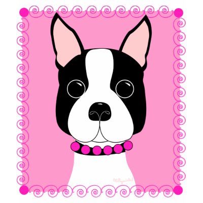 Boston Girl Tshirt by totallypainted