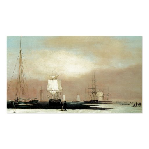 Boston Harbor 1835 Business Card (front side)