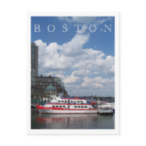 Boston Harbor postcards