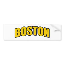 Boston Hockey Fan Gifts Bumper Sticker