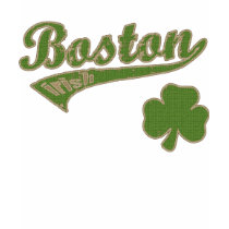 Boston Irish Shamrock t shirt