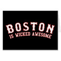 Boston is Wicked Awesome cards