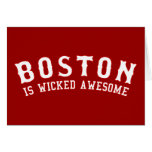 Boston is Wicked Awesome Card