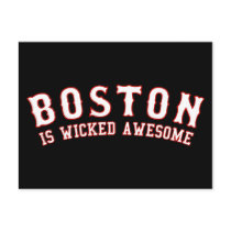 Boston is Wicked Awesome postcards