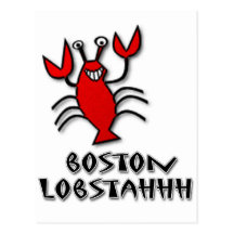 Boston Lobstahhh Postcard