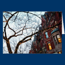 Boston MA during the holidays cards