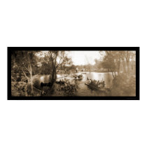Boston MA Garden Boats Photo 1904 posters
