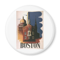 Boston Refrigerator Magnet