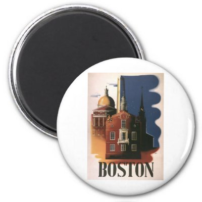 Boston Refrigerator Magnet