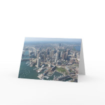 Boston Mass Skyline Cards