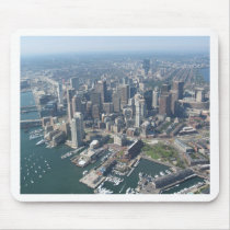 Boston Mass Skyline Mousepads