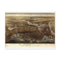 Boston, Massachusetts in 1873 Postcards