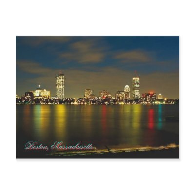 Boston, Massachusetts Postcard by CreamOfTheCrop