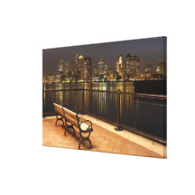 Boston, Massachusetts skyline 3 Canvas Prints