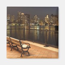 Boston, Massachusetts skyline 3 Magnets