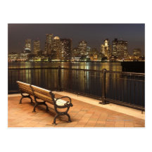 Boston, Massachusetts skyline 3 Post Cards