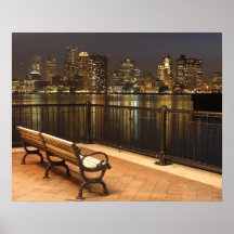 Boston, Massachusetts skyline 3 Print