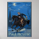 Boston, MassachusettsPaul Revere's Ride Print