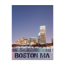BOSTON MINI PLANET POST CARDS