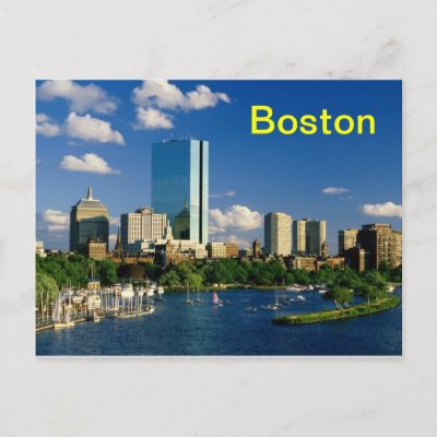 Boston postcard