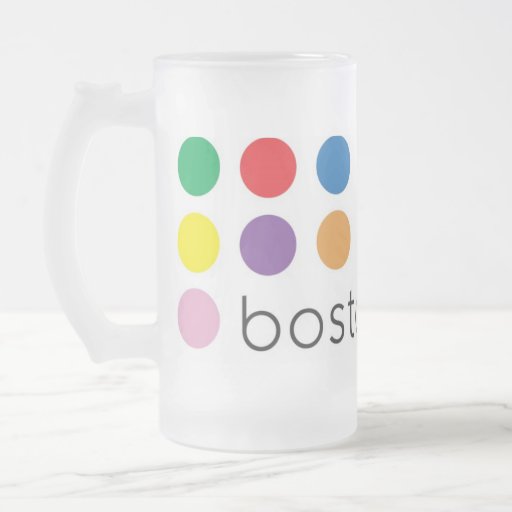 Boston Pride Frosted Stein Coffee Mug
