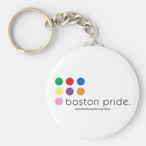 Boston Pride Keychain