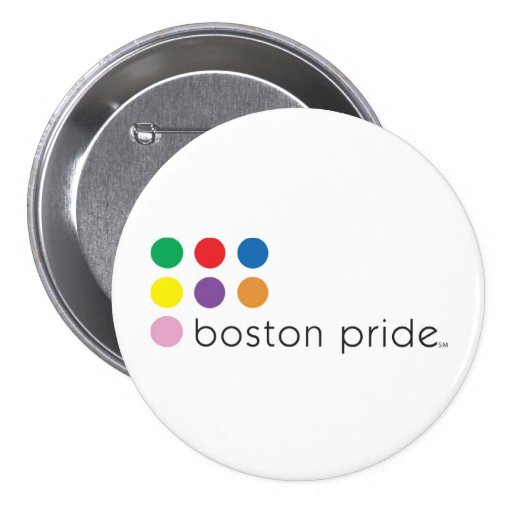 Boston Pride Large Pinback Button