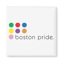 Boston Pride Magnet Square