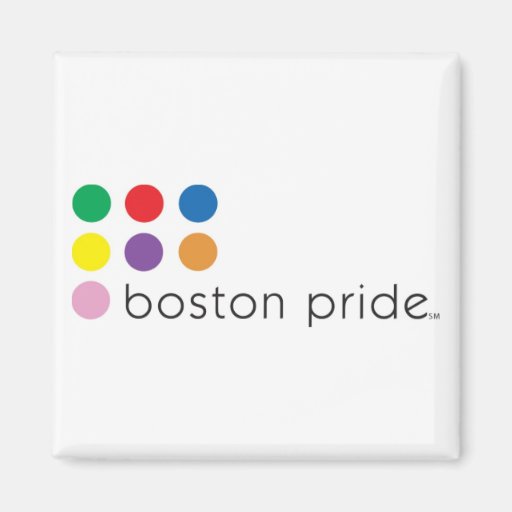 Boston Pride Magnet Square