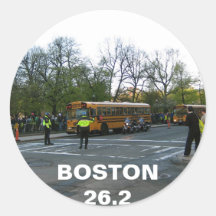 boston pride products round sticker