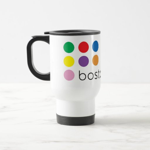Boston Pride White Traveler Mugs
