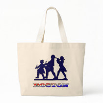 Boston Red White and Blue Bags