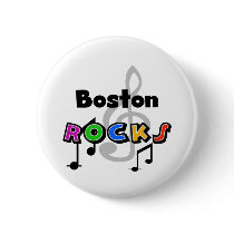 Boston Rocks buttons by USAcities Boston Rocks buttons