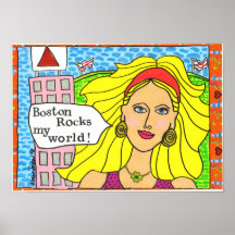 "Boston Rocks" Print