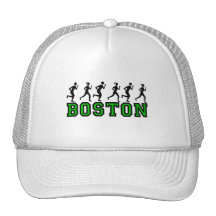 Boston running trucker hats