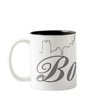Boston Skyline mugs by calmesjill Boston Skyline mugs